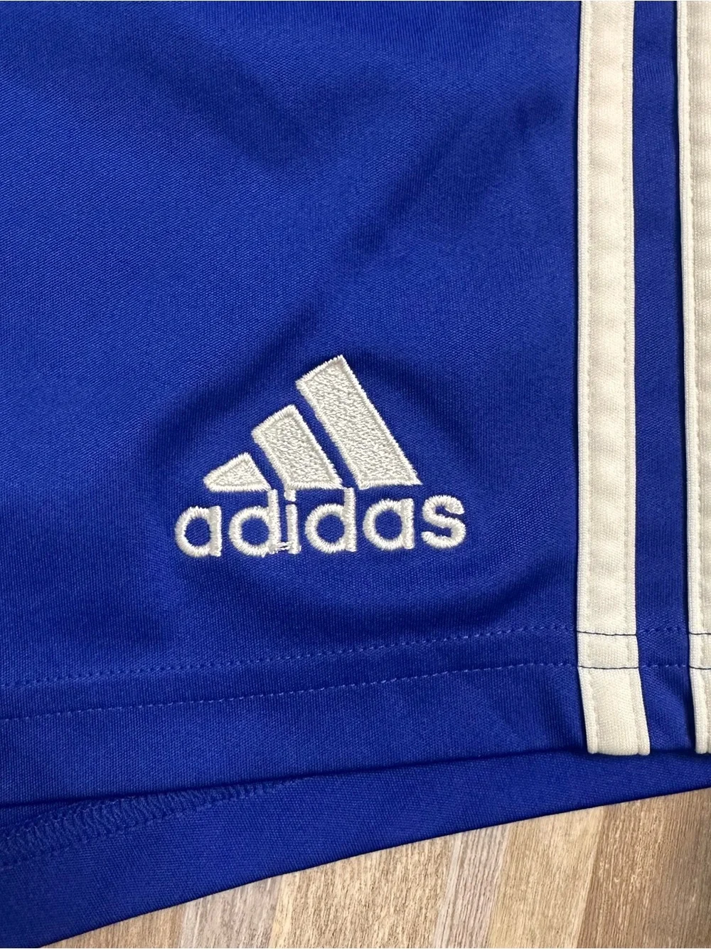 adidas Blue and Green Athletic Shorts Pair Boys Size Youth Large